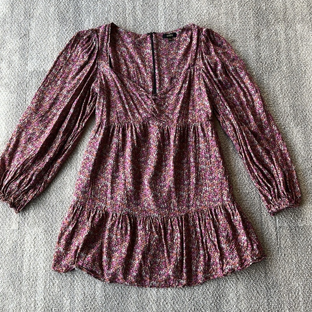 AFRM Long Sleeve Floral Dress - Picture 2 of 7